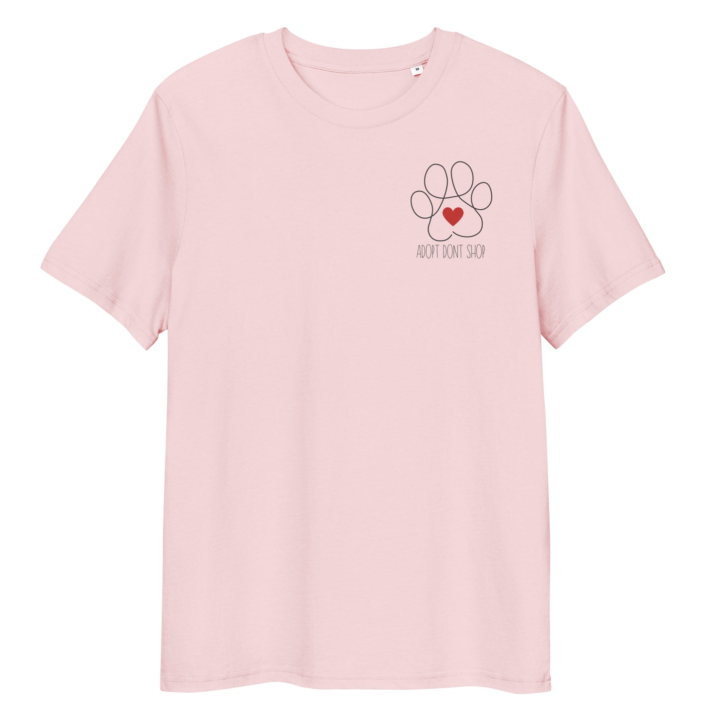 ADOPT DONT SHOP Paw Bio-Baumwoll-T-Shirt