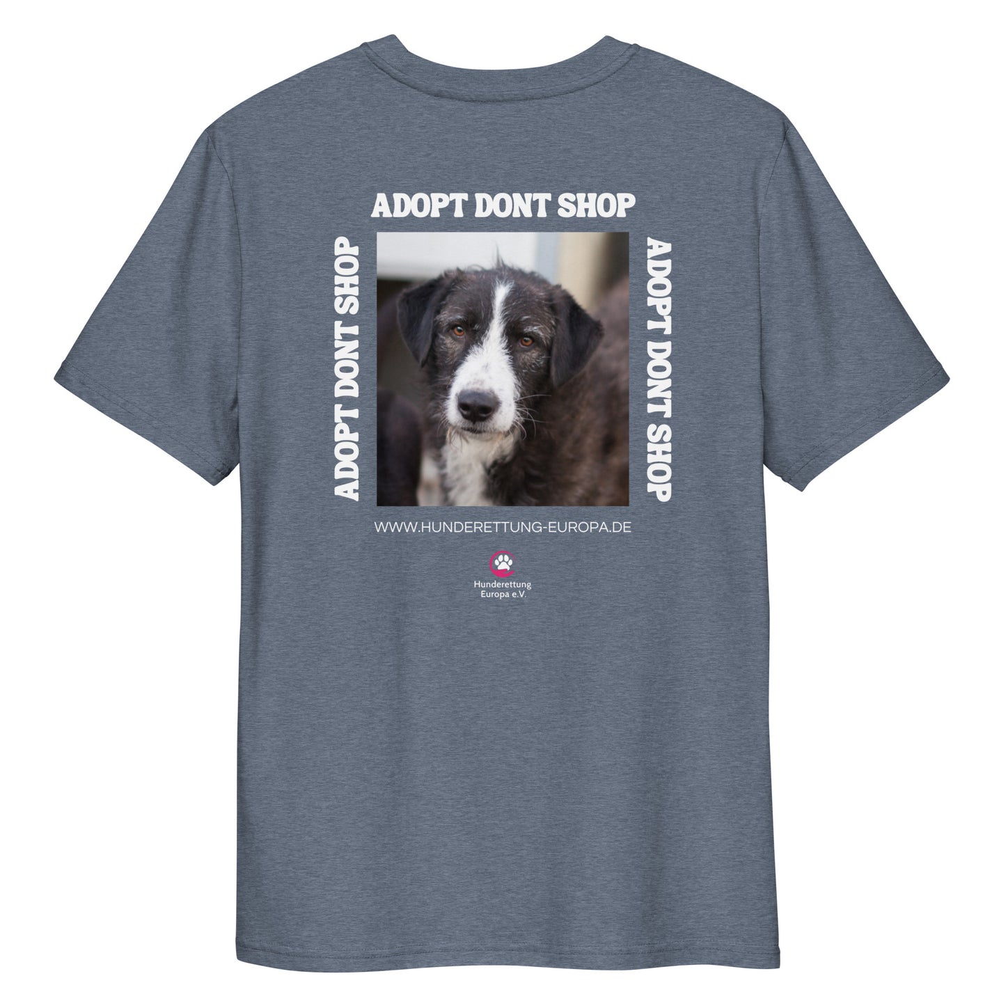 Socke - Hunderettung Europa e.V. Bio-Baumwoll-T-Shirt