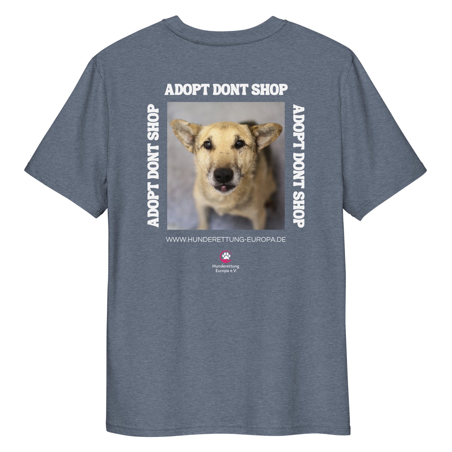 Peppino - Hunderettung Europa e.V. Bio-Baumwoll-T-Shirt