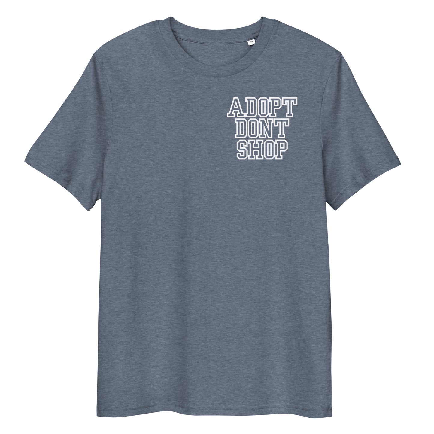 ADOPT DONT SHOP X Hunderettung Europa e.V. Unisex-Bio-Baumwoll-T-Shirt