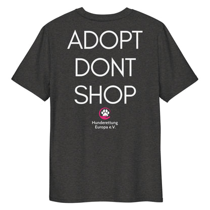ADOPTDONTSHOP X Hunderettung Europa e.V.  Bio-Baumwoll-T-Shirt