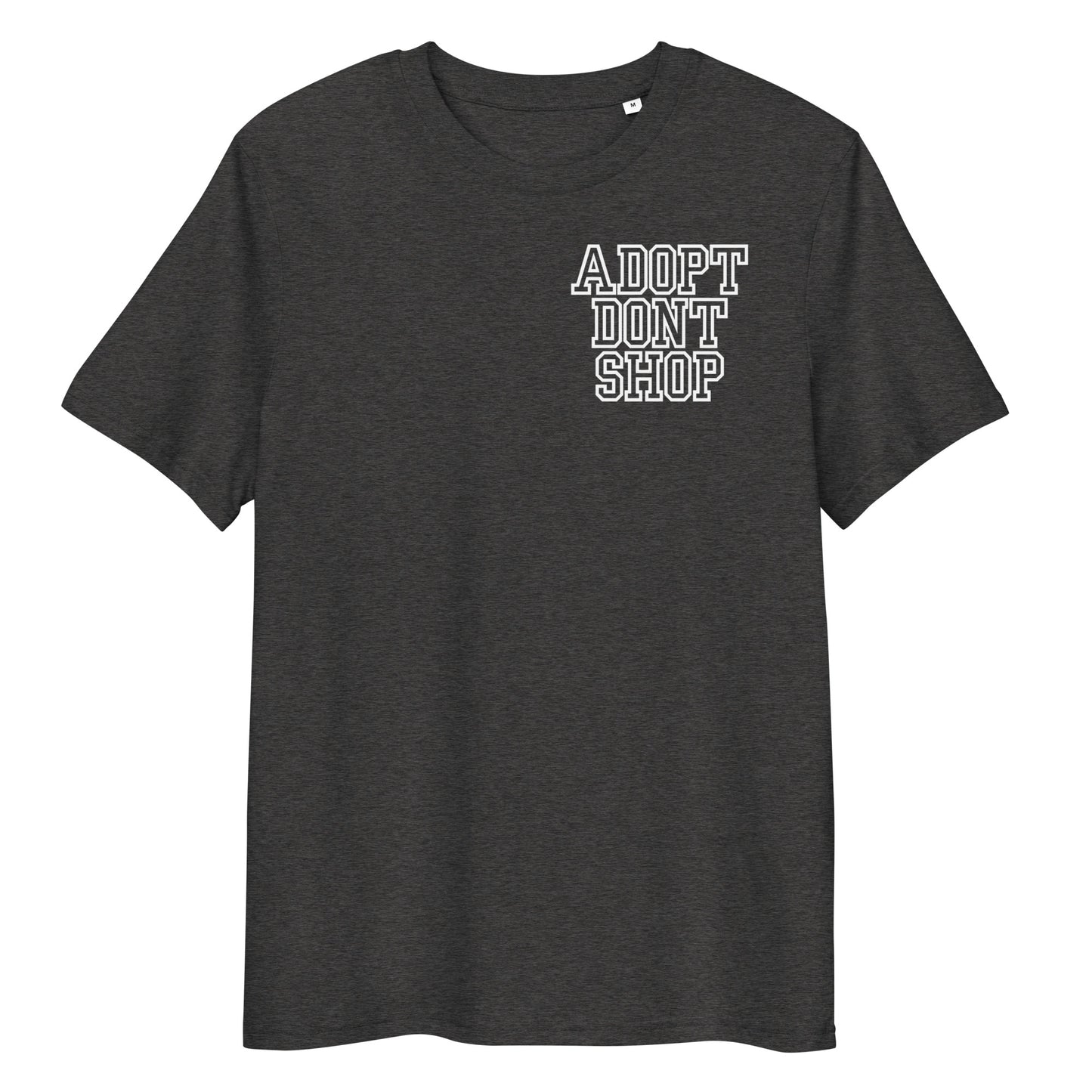 ADOPT DONT SHOP X Hunderettung Europa e.V. Unisex-Bio-Baumwoll-T-Shirt