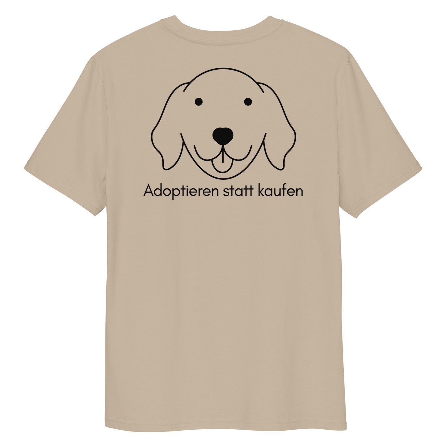 Adoptieren statt kaufen Bio-Baumwoll-T-Shirt