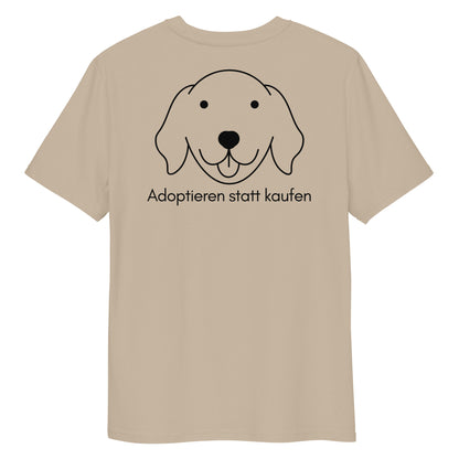 Adoptieren statt kaufen Bio-Baumwoll-T-Shirt