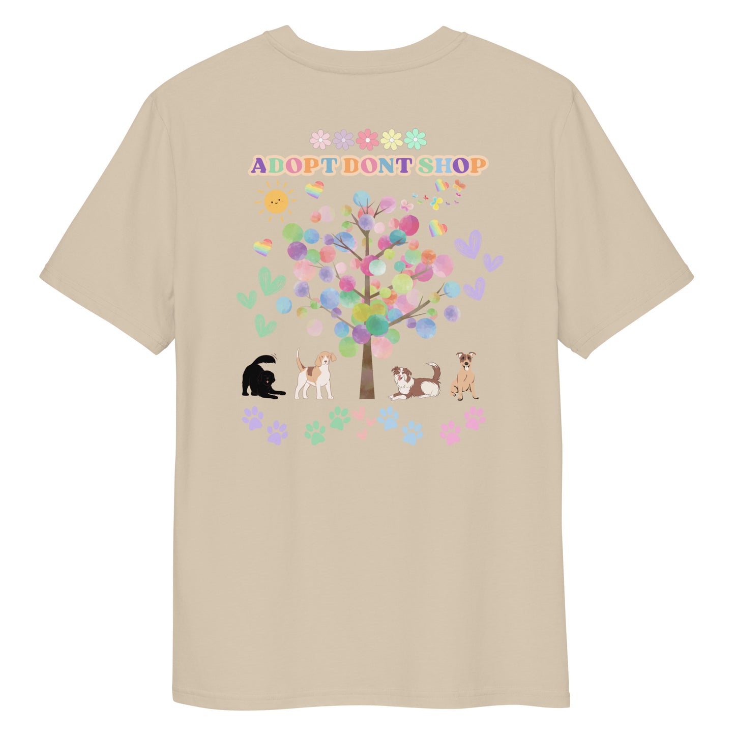 PRIDE ADOPT DONT SHOP Tree-Style Bio-Baumwoll-T-Shirt