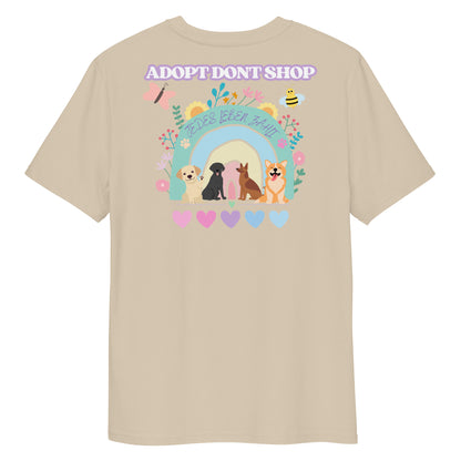 PRIDE ADOPT DONT SHOP Hearts Bio-Baumwoll-T-Shirt