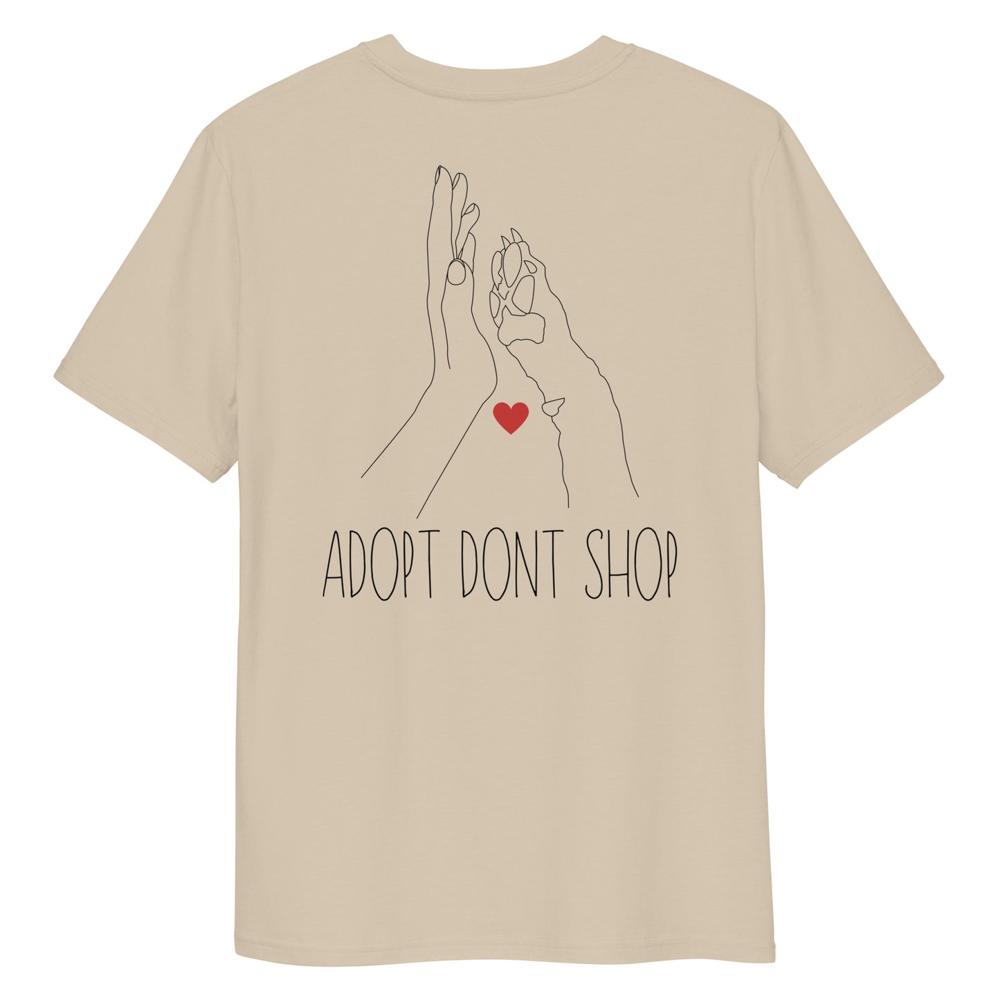 ADOPT DONT SHOP HandnPaw Bio-Baumwoll-T-Shirt