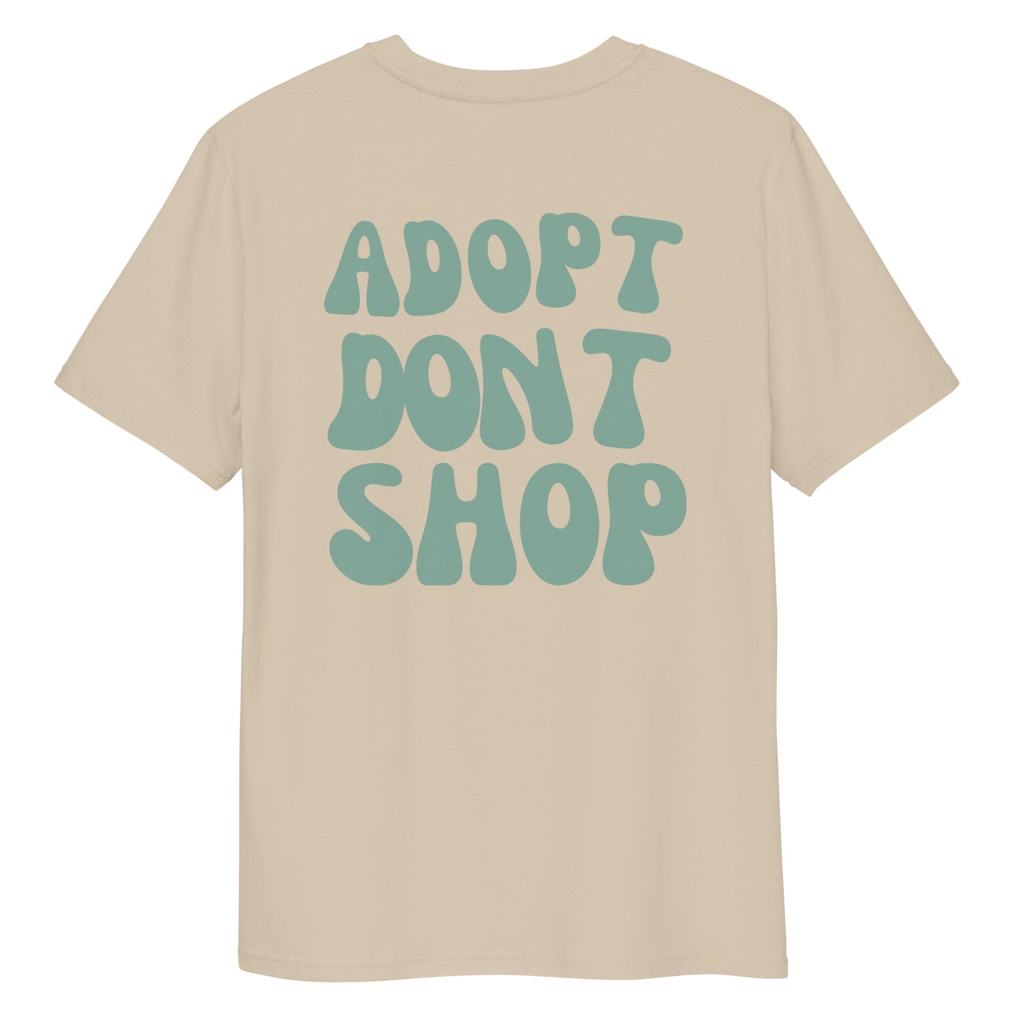 ADOPT DONT SHOP Doggo Bio-Baumwoll-T-Shirt