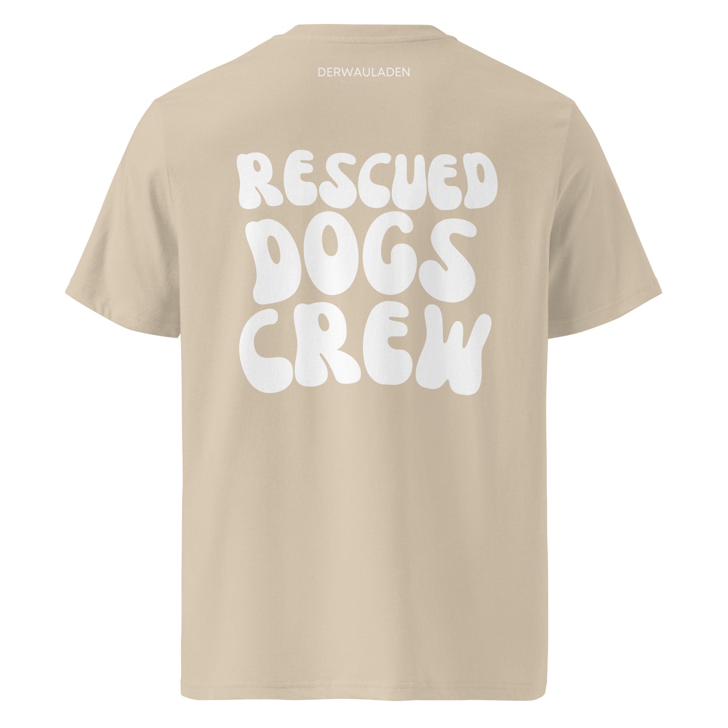 Rescued Dogs Crew // Unisex-Bio-Baumwoll-T-Shirt