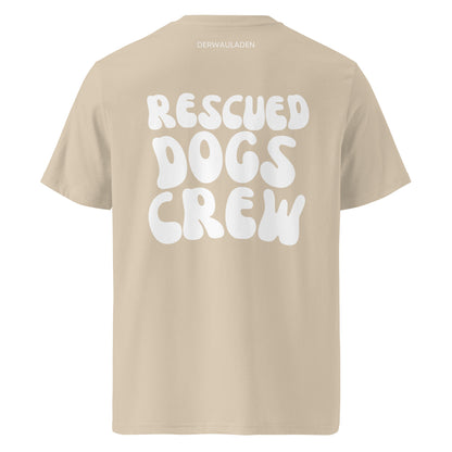 Rescued Dogs Crew // Unisex-Bio-Baumwoll-T-Shirt
