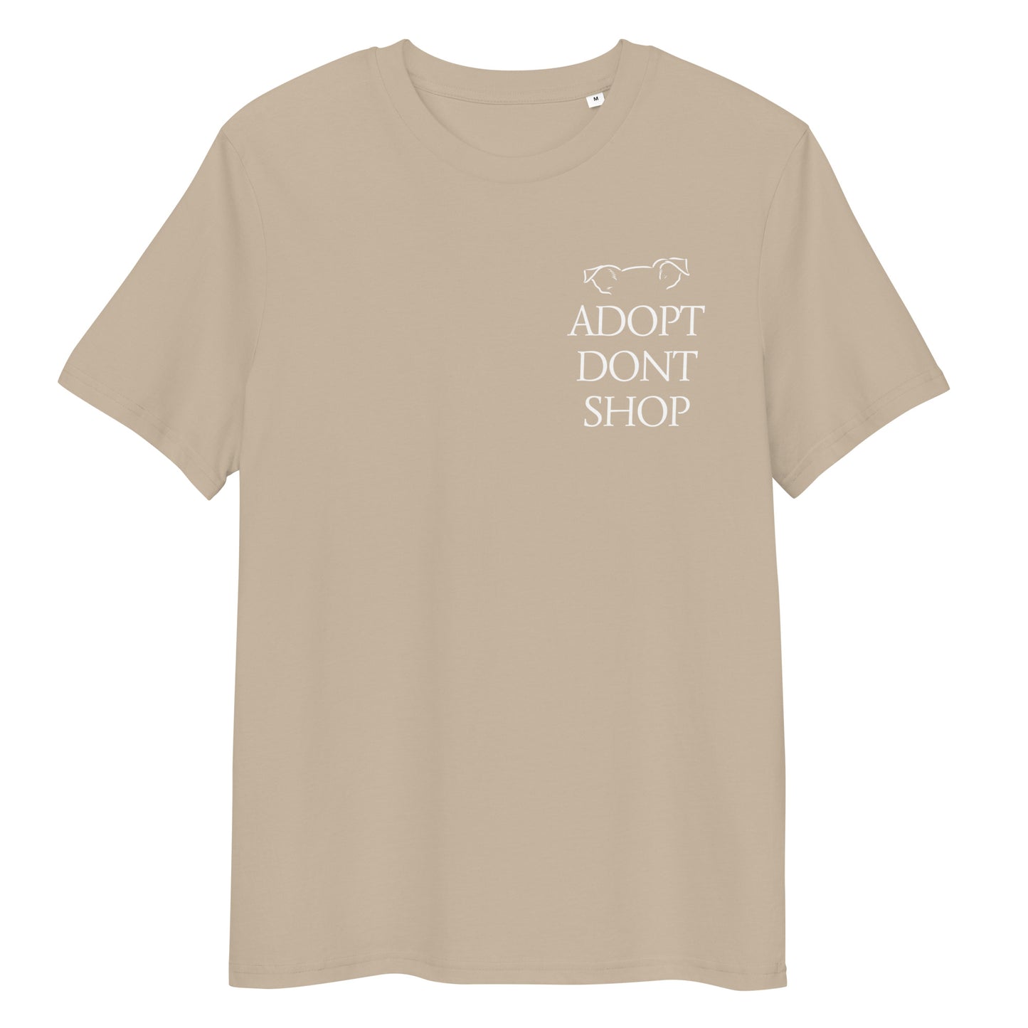 ADOPTDONTSHOP X Hunderettung Europa e.V.  Bio-Baumwoll-T-Shirt