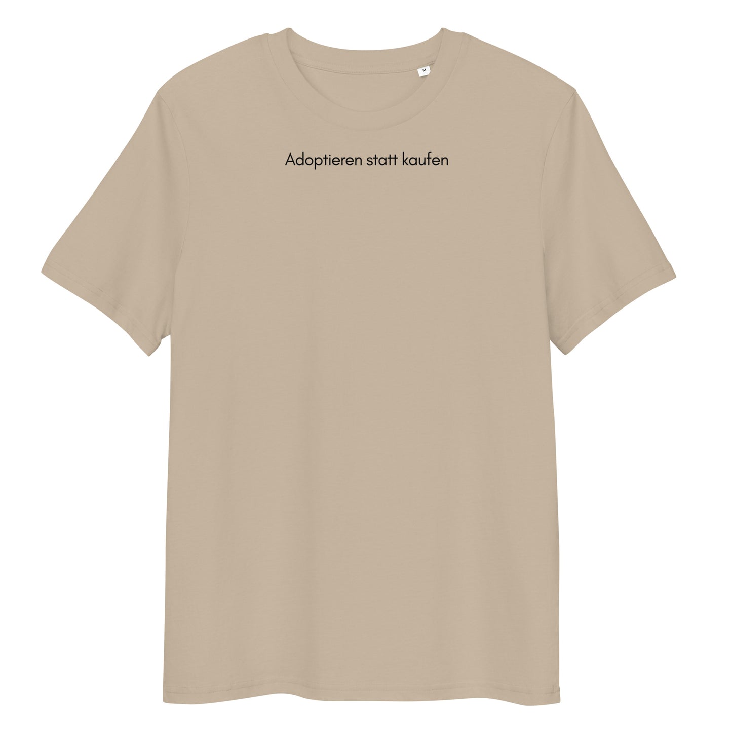 Adoptieren statt kaufen Bio-Baumwoll-T-Shirt
