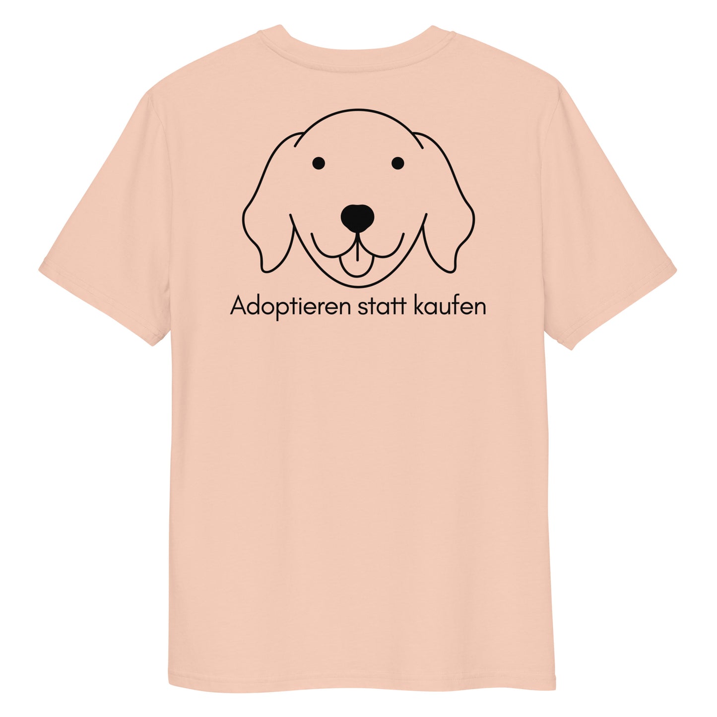 Adoptieren statt kaufen Bio-Baumwoll-T-Shirt