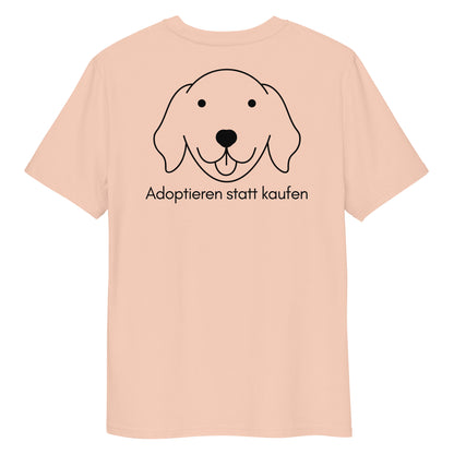 Adoptieren statt kaufen Bio-Baumwoll-T-Shirt