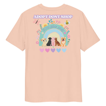 PRIDE ADOPT DONT SHOP Hearts Bio-Baumwoll-T-Shirt