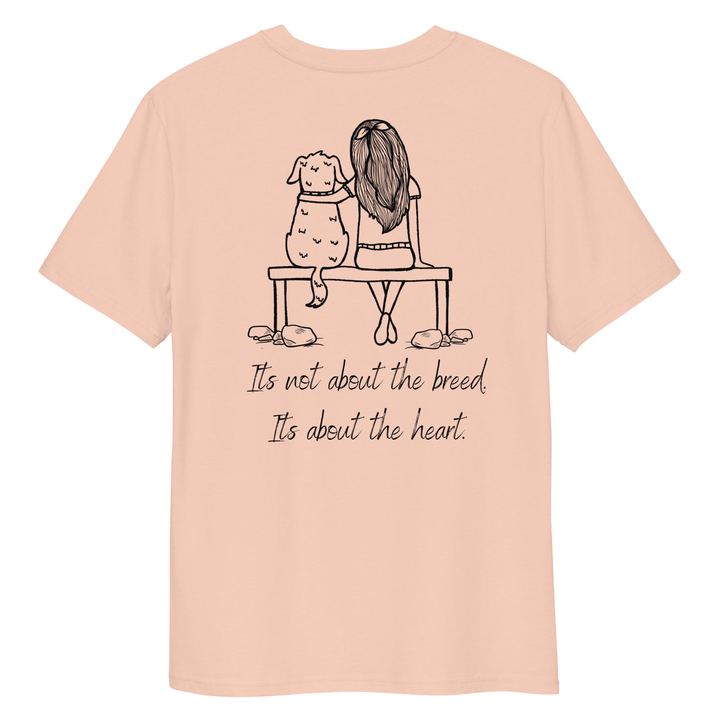 Not about the breed / Adopt dont shop Bio-Baumwoll-T-Shirt