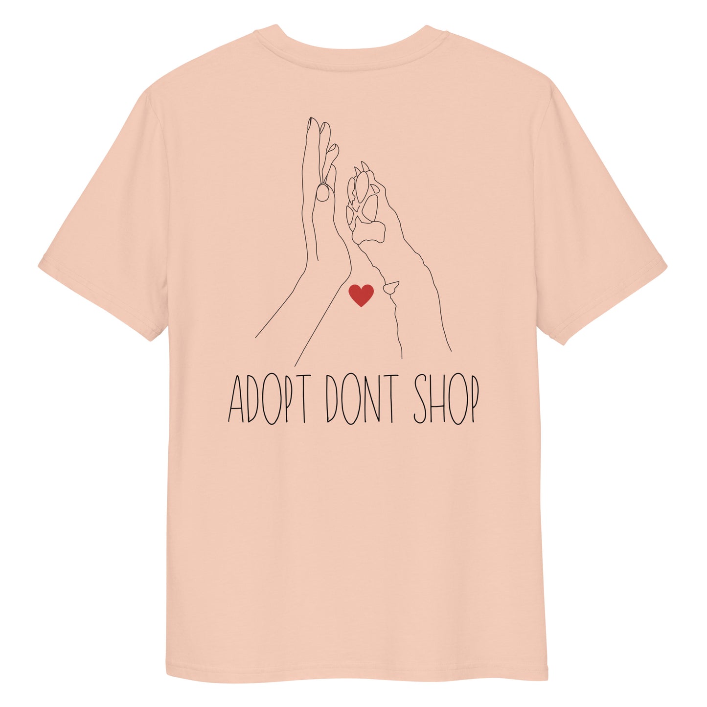 ADOPT DONT SHOP HandnPaw Bio-Baumwoll-T-Shirt