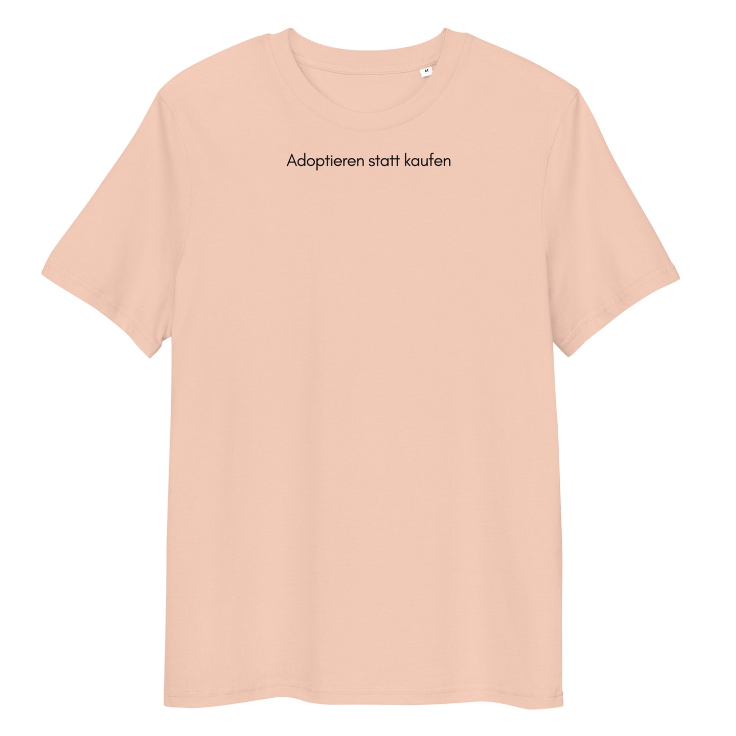 Adoptieren statt kaufen Bio-Baumwoll-T-Shirt