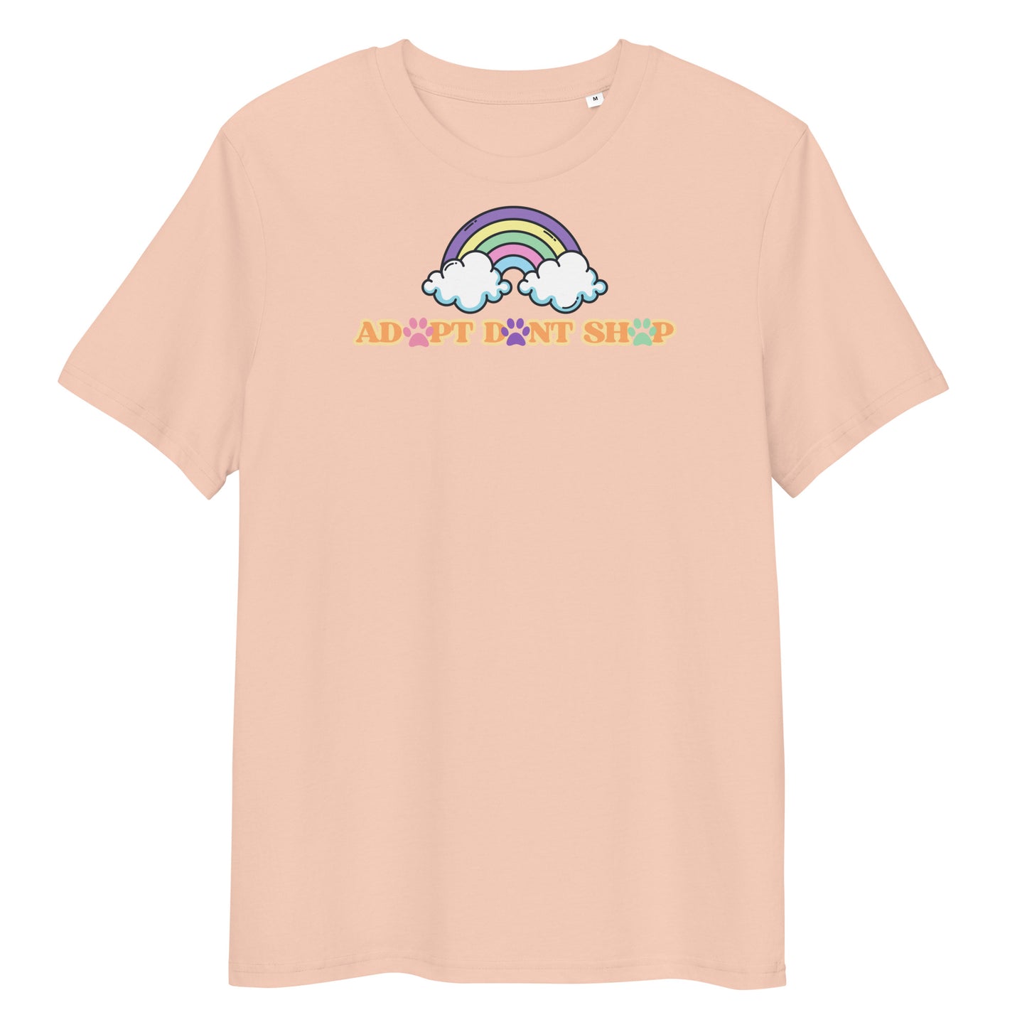 PRIDE ADOPT DONT SHOP Rainbow Bio-Baumwoll-T-Shirt