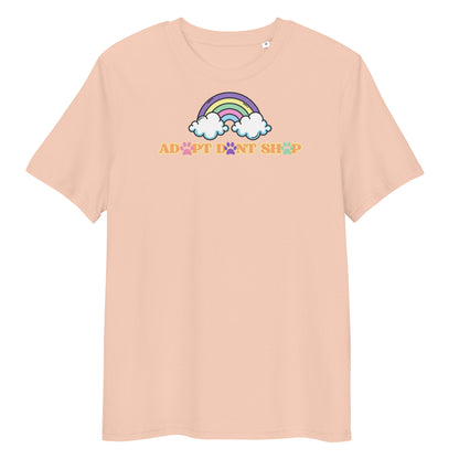PRIDE ADOPT DONT SHOP Rainbow Bio-Baumwoll-T-Shirt