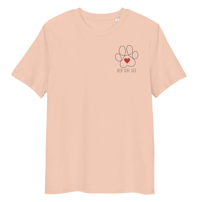 ADOPT DONT SHOP Paw Bio-Baumwoll-T-Shirt
