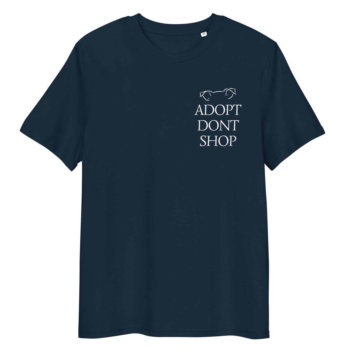 ADOPTDONTSHOP X Hunderettung Europa e.V.  Bio-Baumwoll-T-Shirt
