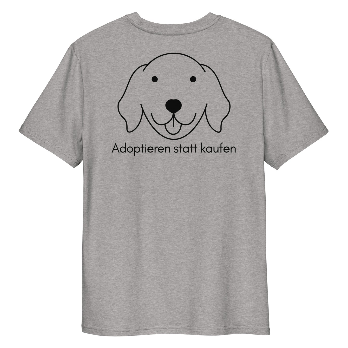 Adoptieren statt kaufen Bio-Baumwoll-T-Shirt