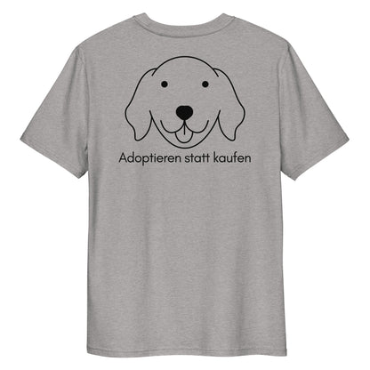 Adoptieren statt kaufen Bio-Baumwoll-T-Shirt