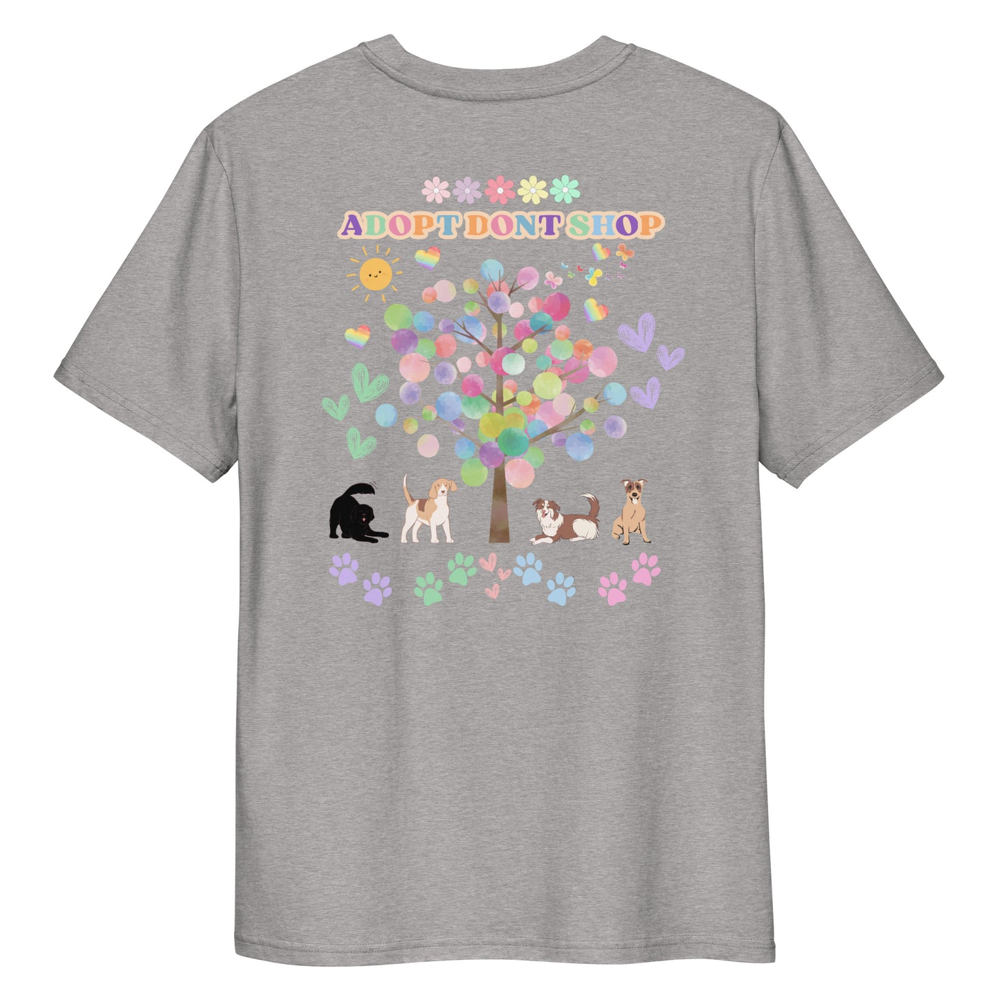 PRIDE ADOPT DONT SHOP Tree-Style Bio-Baumwoll-T-Shirt