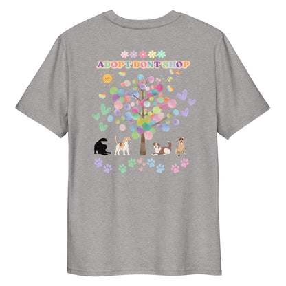 PRIDE ADOPT DONT SHOP Tree-Style Bio-Baumwoll-T-Shirt
