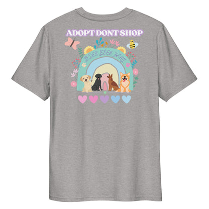 PRIDE ADOPT DONT SHOP Hearts Bio-Baumwoll-T-Shirt