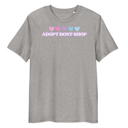 PRIDE ADOPT DONT SHOP Hearts Bio-Baumwoll-T-Shirt