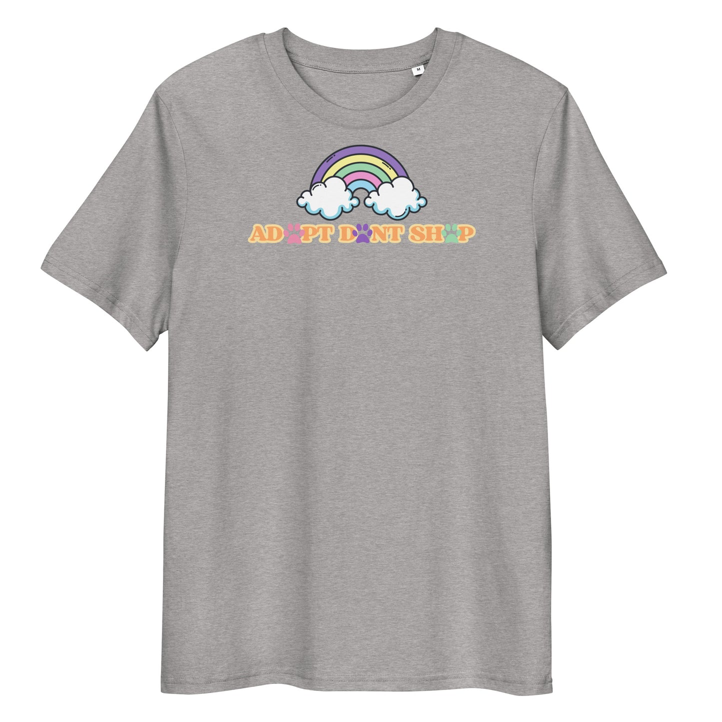 PRIDE ADOPT DONT SHOP Rainbow Bio-Baumwoll-T-Shirt