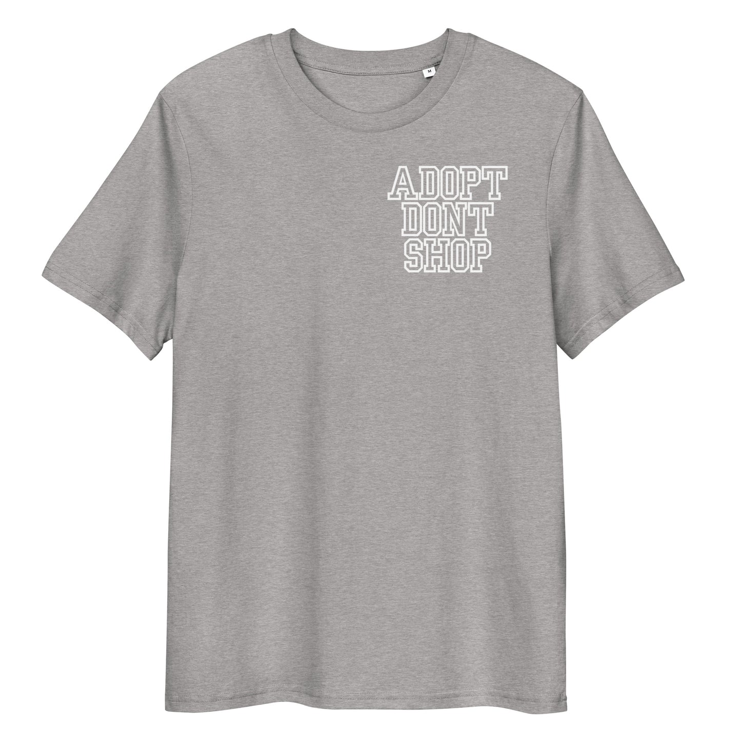ADOPT DONT SHOP X Hunderettung Europa e.V. Unisex-Bio-Baumwoll-T-Shirt