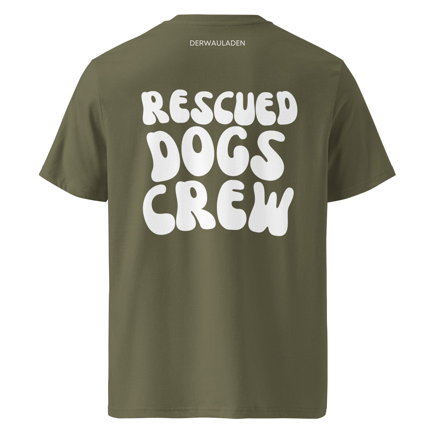 Rescued Dogs Crew // Unisex-Bio-Baumwoll-T-Shirt