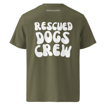 Rescued Dogs Crew // Unisex-Bio-Baumwoll-T-Shirt