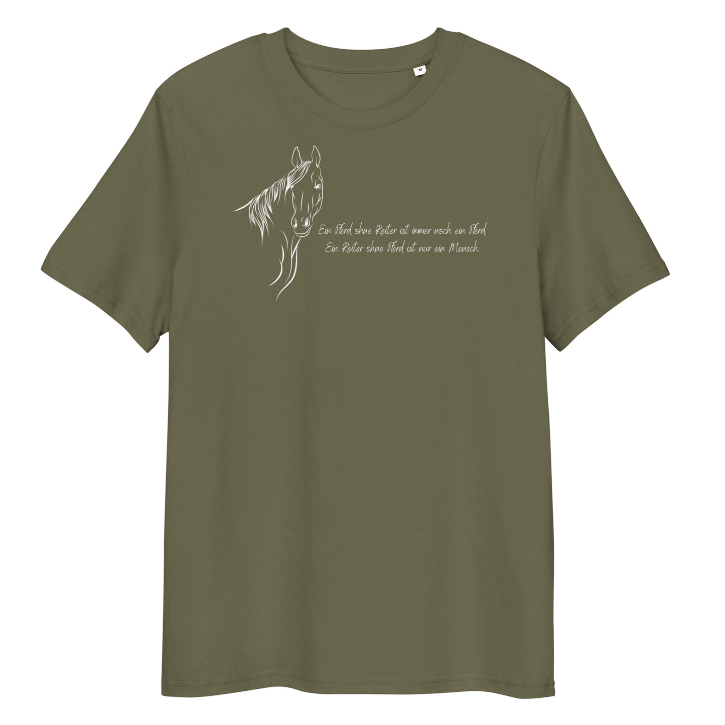 Nur ein Mensch-Bio-Baumwoll-T-Shirt