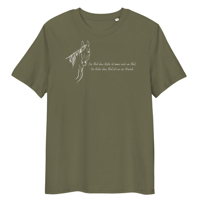 Nur ein Mensch-Bio-Baumwoll-T-Shirt