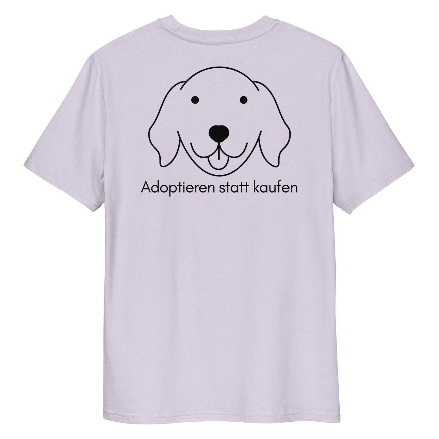 Adoptieren statt kaufen Bio-Baumwoll-T-Shirt