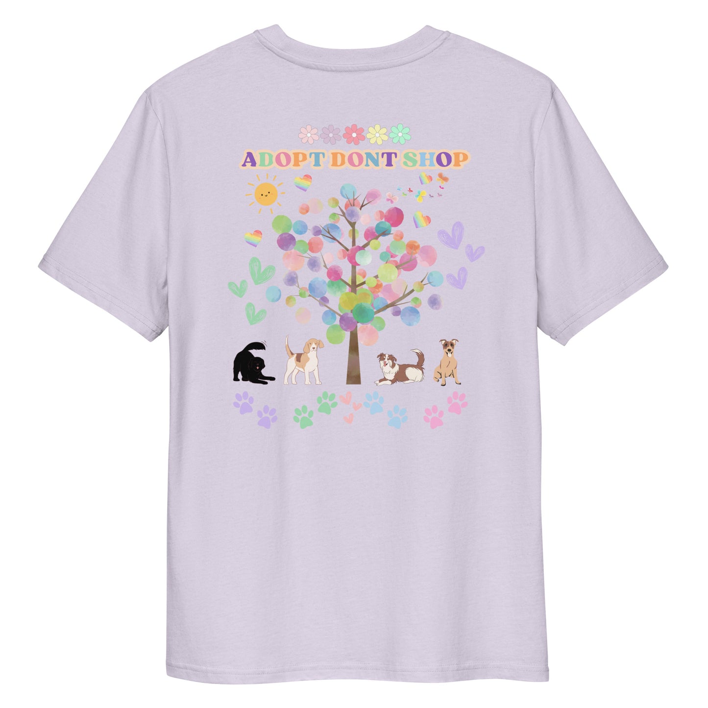 PRIDE ADOPT DONT SHOP Tree-Style Bio-Baumwoll-T-Shirt