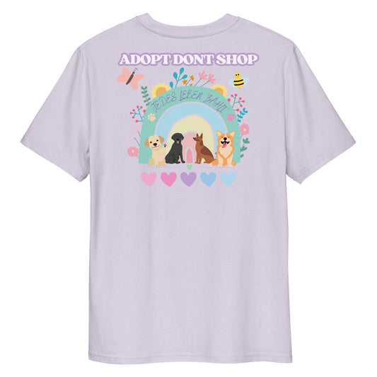 PRIDE ADOPT DONT SHOP Hearts Bio-Baumwoll-T-Shirt