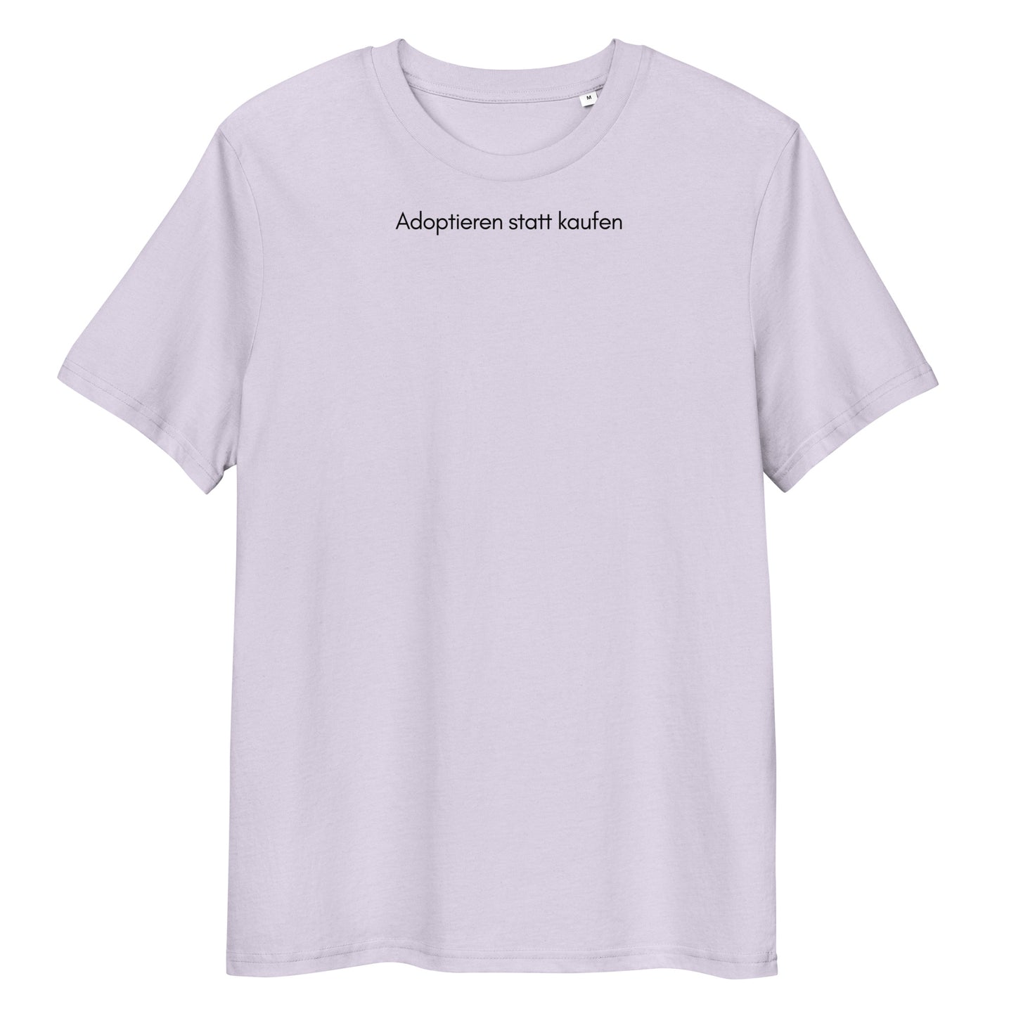 Adoptieren statt kaufen Bio-Baumwoll-T-Shirt