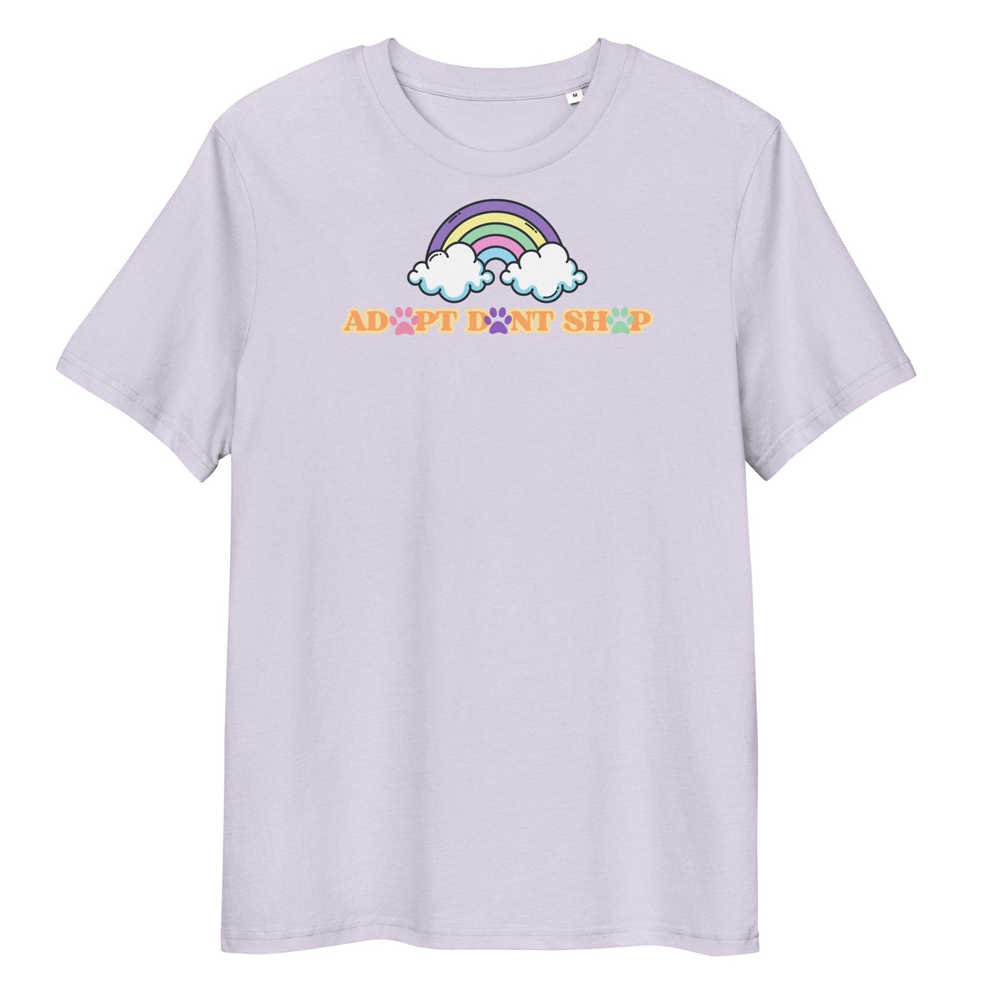 PRIDE ADOPT DONT SHOP Rainbow Bio-Baumwoll-T-Shirt
