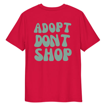 ADOPT DONT SHOP Doggo Bio-Baumwoll-T-Shirt