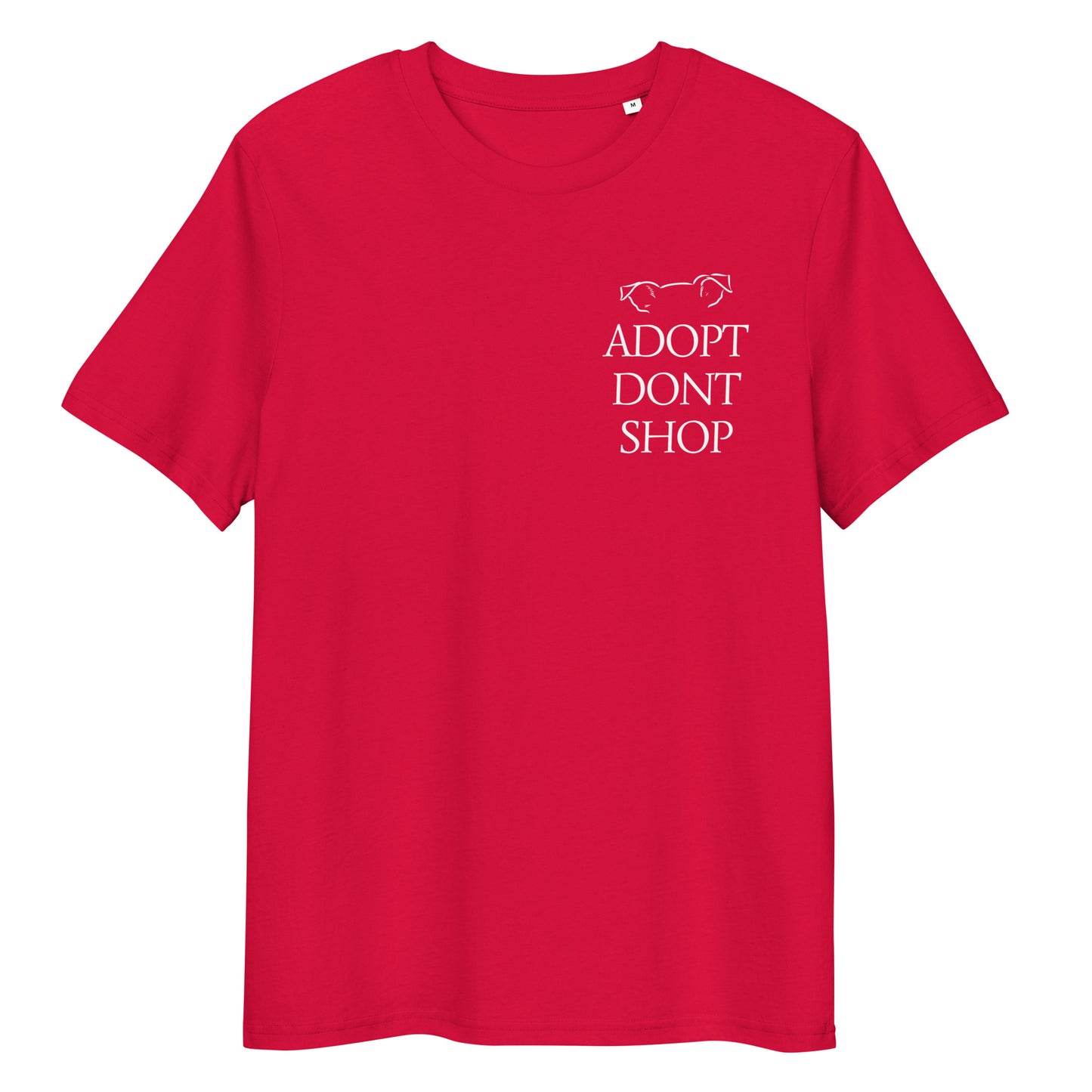 ADOPTDONTSHOP X Hunderettung Europa e.V.  Bio-Baumwoll-T-Shirt