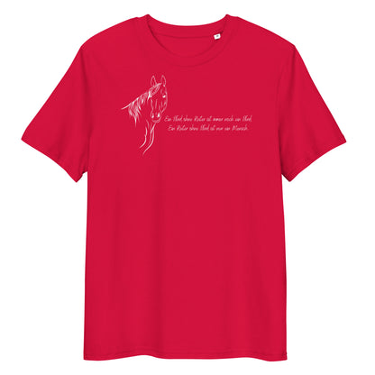 Nur ein Mensch-Bio-Baumwoll-T-Shirt