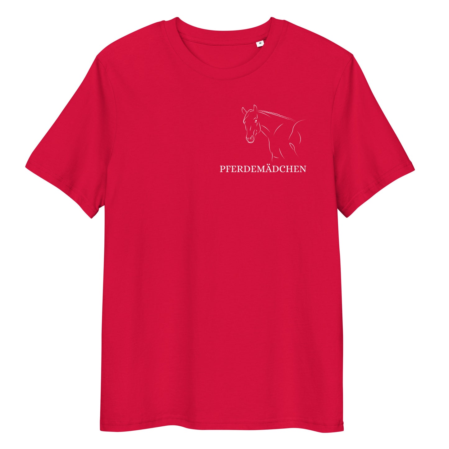 Pferdemädchen Bio-Baumwoll-T-Shirt