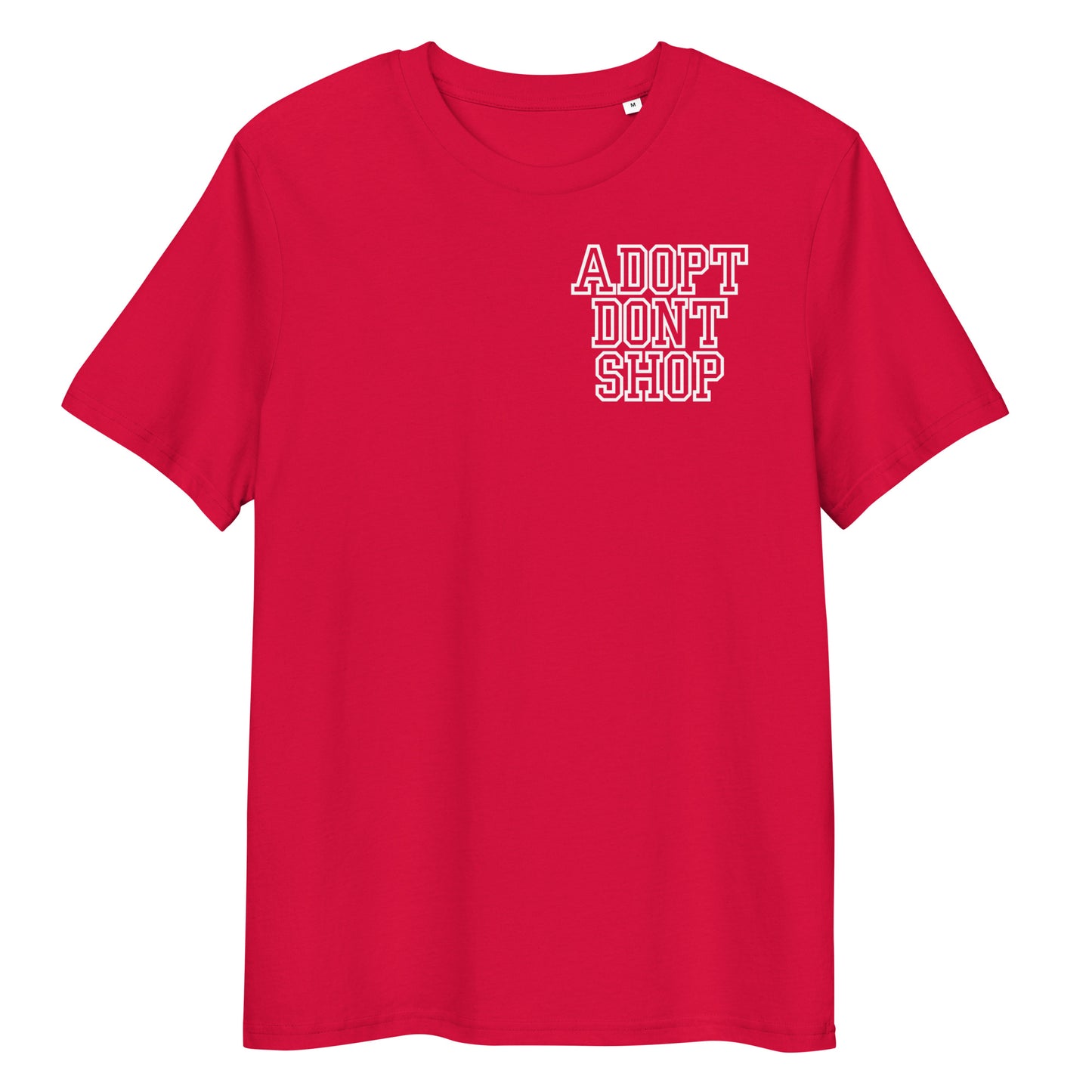 ADOPT DONT SHOP X Hunderettung Europa e.V. Unisex-Bio-Baumwoll-T-Shirt