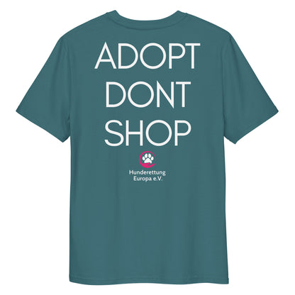 ADOPTDONTSHOP X Hunderettung Europa e.V.  Bio-Baumwoll-T-Shirt