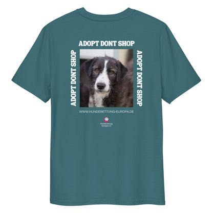 Socke - Hunderettung Europa e.V. Bio-Baumwoll-T-Shirt